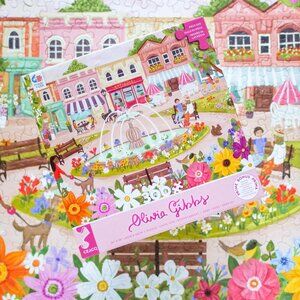 ⭐ "Town Park" ⭐ 300 Piece Ceaco Jigsaw Puzzle with Artwork by Olivia Gibbs